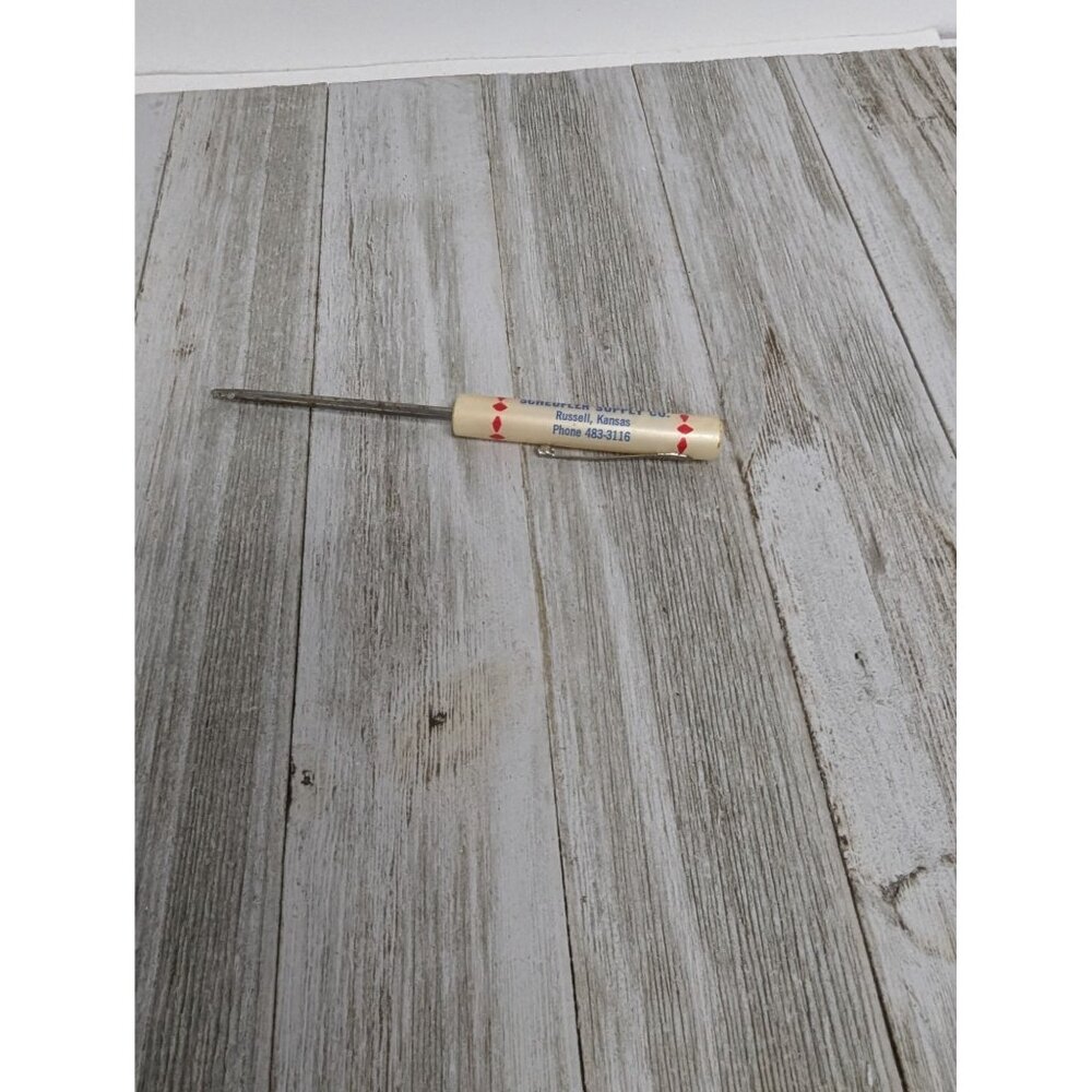 Vintage Scheufler Supply Co. Small Screw Driver Flat